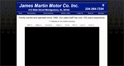 Desktop Screenshot of jamesmartinmotorco.com